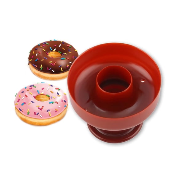 1 Pack Donut Molds, DIY Baking Tools, Round Cookie Molds/Plastic Hollow Cake Bread Models.