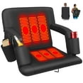 1 Pack Double Heated Stadium Seat for Bleachers with Back Support