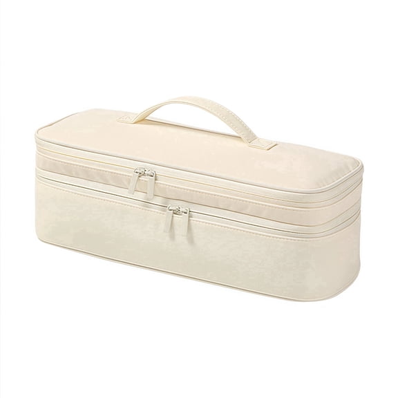 JIYE Home Double-Layer Hair Dryer Travel Case for Styling Tools, Salon and Travel, 1 Pack, 15 x 5.1 x 5.1 in
