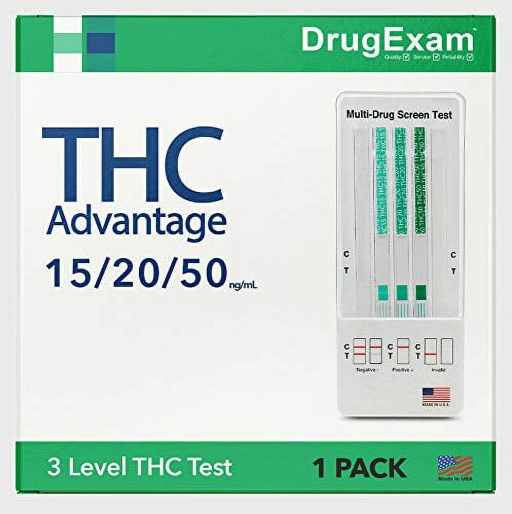 1 Pack - DrugExam THC Advantage Made in USA Multi Level Marijuana
