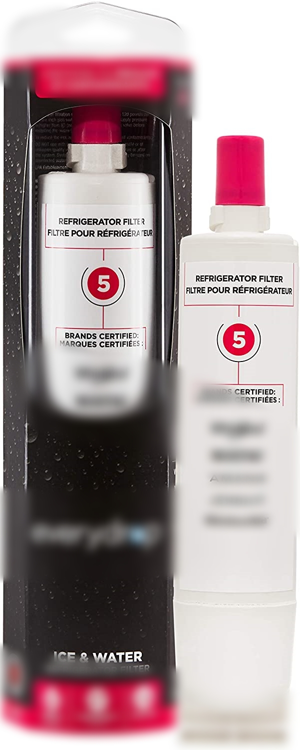1Pack/ EDR5RXD1 Water Filter for Whirlpool Refrigerator Water Filter 5