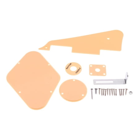 1 Pack Electric Guitar Pickguard, Pickup Selector Plate, Bracket, Cavity