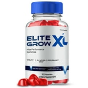 عبوة واحدة من حلوى Elite Grow XL للرجال، تركيبة متقدمة، مكمل Elite Grow XL للرجال، طبيعي بالكامل، أقصى قوة