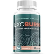 1 Pack Exoburn - Keto Weight Loss Formula - Energy & Focus Boosting Dietary Supplements for Weight Management & Metabolism - Advanced Fat Burn Raspberry Ketones Pills - 60 Capsules