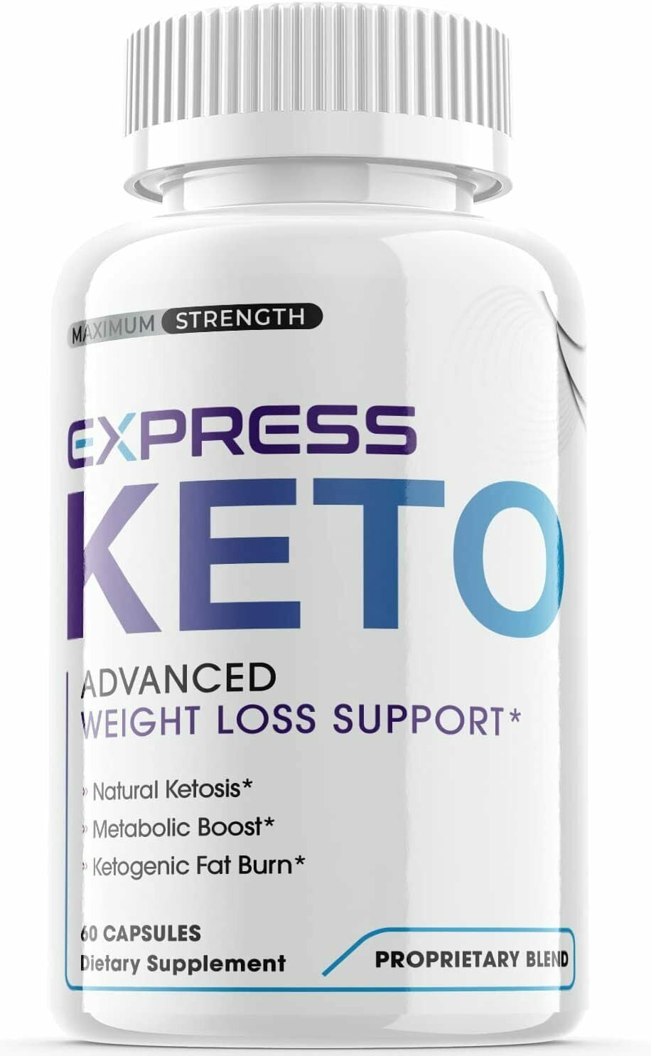 (1 Pack) Express Keto - Supplement for Weight Loss - Energy & Focus Boosting Dietary Supplements for Weight Management & Metabolism - Advanced Fat Burn Raspberry Ketones Pills - 60 Capsules