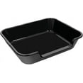 thumbnail image 1 of 1 Pack Extra Large Dog Litter Box Pan Tray (ABS Material), Low Entry Jumbo Senior Litter Boxes for Multiple Kitten Big Cats, Pet Safe Indoor Dog Potty (Black, 24" L x 20" W), 1 of 6
