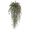thumbnail image 1 of 1 Pack Fake Hanging Artificial Flower Fake Plastic Flowers Faux Plants, 30" Artificial Hanging Eucalyptus Plants Greenery Vines Faux Trailing Plants for Indoor Outdoor Wall Shelf Porch Home Decor, 1 of 6