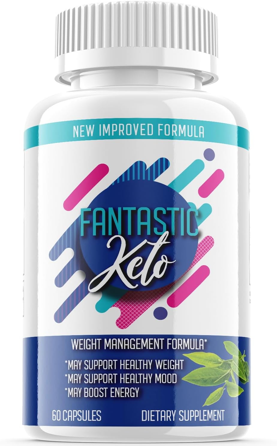 (1 Pack) Fantastic Keto - Keto Weight Loss Formula - Energy & Focus Boosting Dietary Supplements for Weight Management & Metabolism - Advanced Fat Burn Raspberry Ketones Pills - 60 Capsules