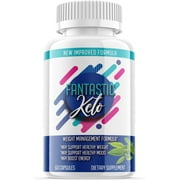 1 Pack Fantastic Keto - Keto Weight Loss Formula - Energy & Focus Boosting Dietary Supplements for Weight Management & Metabolism - Advanced Fat Burn Raspberry Ketones Pills - 60 Capsules