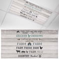 thumbnail image 1 of 1 Pack Farm Animal Fluorescent Light Covers for Ceiling Lights Cattle Pig Chicken Retro Wood Texture Magnetic Ceiling Light Covers Overhead Light Filters for Office Classroom Home, 1 of 9