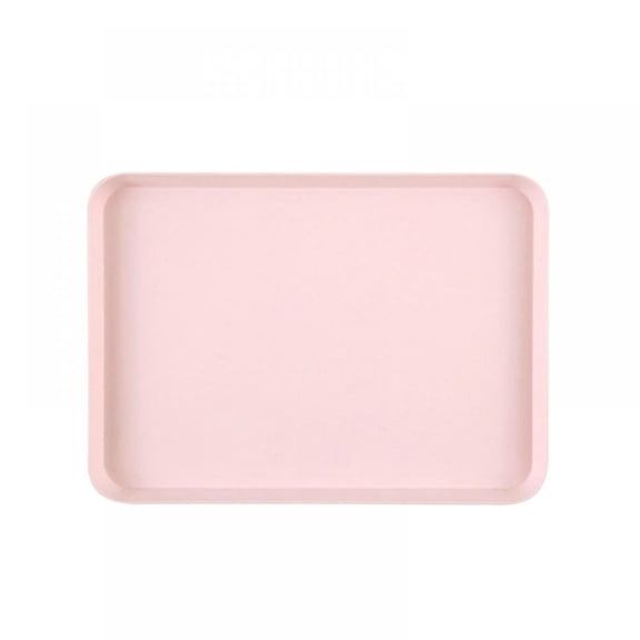 1 Pack Fast Food Cafeteria Tray | Rectangular Textured Plastic Food Serving TV Tray | School Lunch, Diner, & Commercial Kitchen Restaurant Equipment
