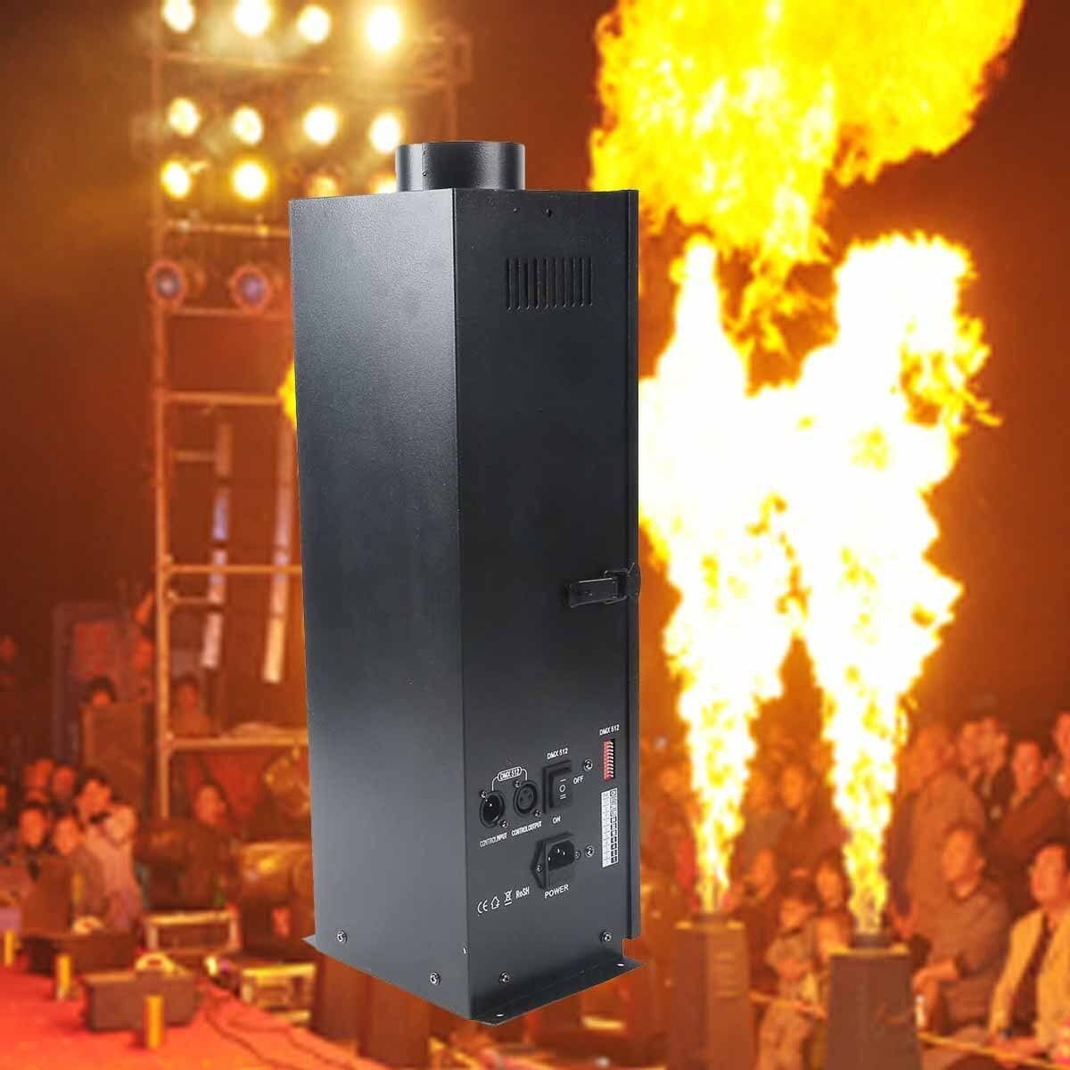 1 Pack Fire Spraying Machine Stage Effects Flame Machine with DMX512 ...