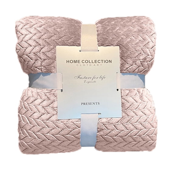 1 Pack Fleece Throw Blanket for Couch, 39.37X27.56" Soft Plush Blanket, Super Soft and Warm Fluffy Throw Blanket, Fuzzy Soft Plush Wave Textured Blanket for Sofa Bedroom Living Room