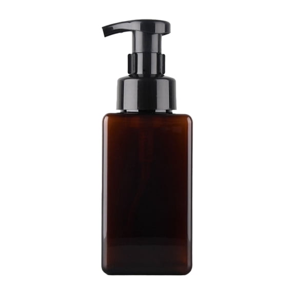 1 Pack Foaming Soap Dispenser, Pump Bottle Dispenser, 15oz Refillable Foam Liquid Hand Soap Empty Plastic Pump Bottle Container for Bathroom Vanities, Kitchen Sink, 450ml