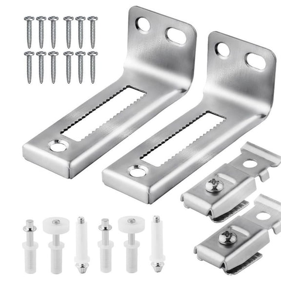 1 Pack Folding Door Hardware Set Stainless Steel Cabinet Repair Kit