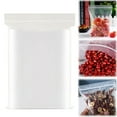 thumbnail image 1 of 1 Pack Freezer Bag Clearance! 100 Pack Small Storage Plastic Bags Reclosable Zipping Bag Leak Proof Zipper Design Portable Fresh Keeping Freezer for Jewelry Beads Etc, 1 of 9