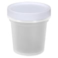 thumbnail image 1 of 1 Pack Freezer Containers with Screw On Lids, 10.15oz Stackable Reusable Food Storage Container, Airtight Plastic Storage Containers with Twist Top Lids for Food Sauce Jello Soup(H), 1 of 8