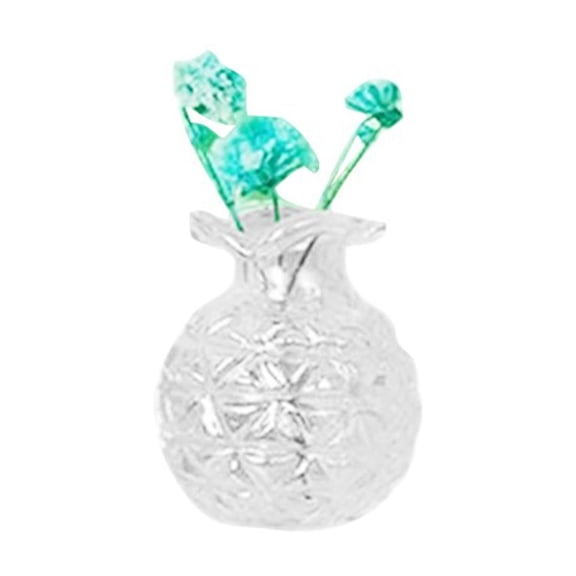 1 Pack Fridge Magnetic Vases, Ceramic And Glass Vase Magnets, 3D Flower Pot Vase Magnets For Kitchen Refrigerator Storage Cabinet Decoration (Without Flowers)