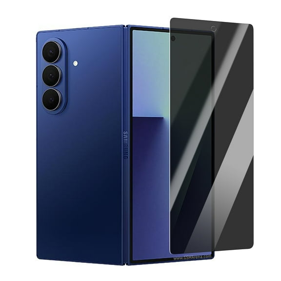 1 Pack Front Privacy Screen Protector for Samsung Galaxy Z Fold 6,Anti-Spy Tempered Glass, Ultra HD, Anti-Scratch, Bubble-Free, Easy Install 9H Protective Glass for Galaxy Z Fold 6