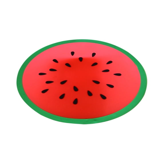 1 Pack Fruit Coaster, 3.5" Non-Slip Car Coaster Heat Insulation Colorful Unique Slice PVC Drink Cup Mat for Drinks, Prevent Furniture and Tabletop Car Decor, Drink Cup Mat Placemat,Watermelon