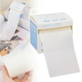 thumbnail image 1 of 1 Pack Full Adhesive Sticky Notes with Pull-Out Dispenser, Total 150 Sheets / 2.1 x 2.7 Inch Sticky Note Pad, Self-Adhesive Sticky Notes Roll Transparent Post Its Tape for Note Taking, Clear, 1 of 9
