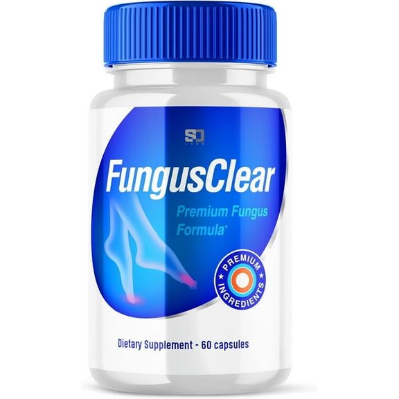 (1 Pack) Fungus Clear - Probiotic Supplement - Clear Toe and Finger Nails - Unisex 60 Capsules