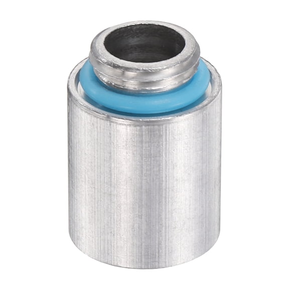 1-Pack G1/4" Male to Female Extender Fitting 20mm Extender Adapter with O-Ring - Durable Aluminum Hard Tubing Compression Fitting for PC Water Cooling System, Silver