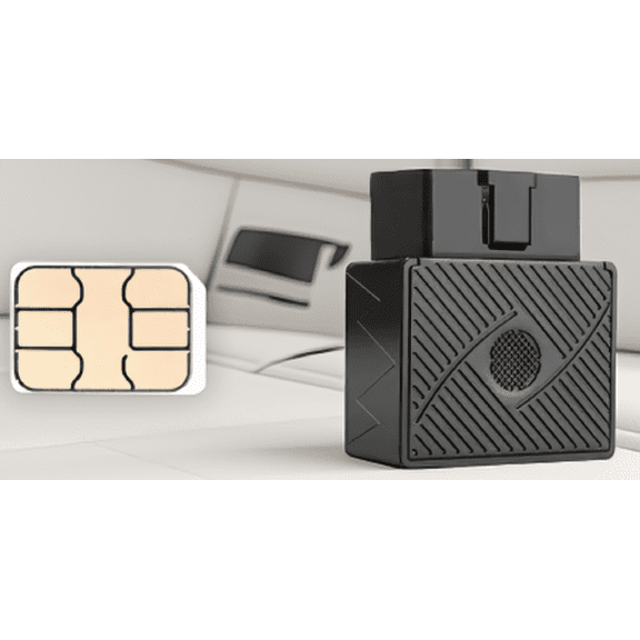 1-Pack GPS SIM Card with Unlimited Data, Mobile App and Web Portal Access, Compatible with 1500+ GPS Devices