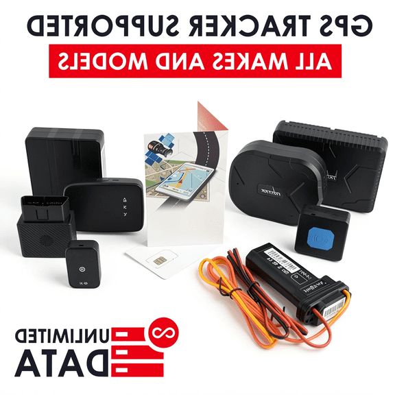 1-Pack GPS Tracking SIM Card with Nationwide Coverage, Unlimited Data, Real-Time Asset Tracking, Mobile App and Web Portal Access