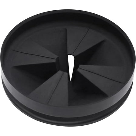 1 Pack Garbage Disposal Splash Guards 3 3/8" Sink Baffle QCB-AM for InSinkErator Evolution Series, Upgraded Removable Quiet Collar Drain Plugs, Garbage Disposer