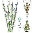 thumbnail image 1 of Garden Trellis for Climbing Plants, Deaunbr Plant Support Obelisk Trellis Garden Trellises for Vines, Flowers Stands, Outdoor & Indoor Potted Plants, Rose, Cucumber, Pea, Tomato, Clematis - 1 Pack, 1 of 10