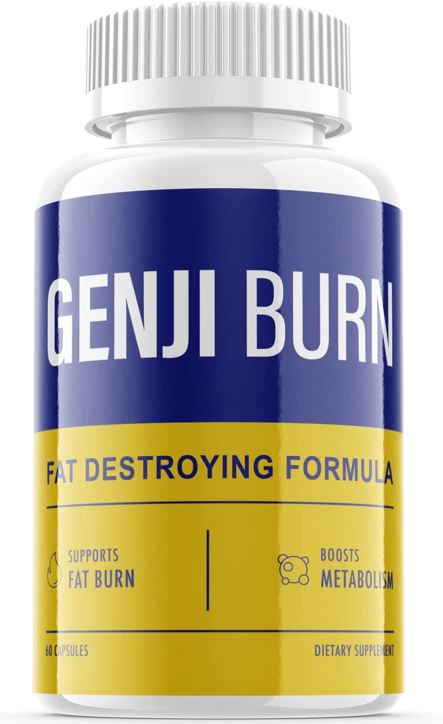 (1 Pack) Genji Burn - Keto Weight Loss Formula - Energy & Focus Boosting Dietary Supplements for Weight Management & Metabolism - Advanced Fat Burn Raspberry Ketones Pills - 60 Capsules