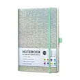 thumbnail image 1 of 1 Pack Glitter A5 Hardcover Notebook 160 Lined Pages Journal For Teens And Women(Silver,One Size), 1 of 9