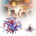 thumbnail image 1 of 1 Pack Glitter Star Confetti,Sparkling Sequins For Birthday Parties,Plastic Star Confetti for Party Wedding Decorations,Valentine's Day Plastic Star Confetti,Twinkle Sequins Scatter Star Confetti,Red, 1 of 8