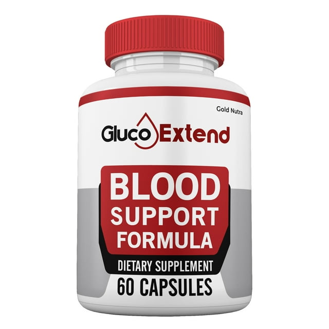 (1 Pack) Gluco Extend Capsules Blood Support, Gluco Extend Pills, Maximum Strength All Natural Supplement GlucoExtend