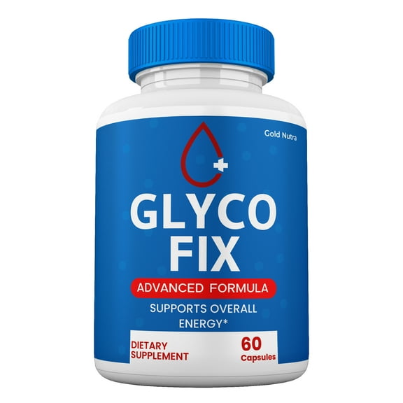 (1 Pack) Glyco Fix Glycogen Capsules, Glyco Fix Pills Blood Support, Maximum Strength, GlycoFix Supplement for Men and Women