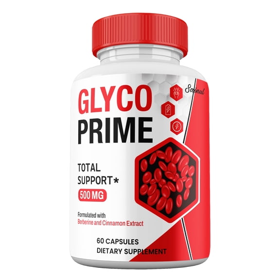 (1 Pack) Glyco Prime Capsules, All Natural Supplement, GlycoPrime Blood Optimizer Pills Premium Ingredients Max Strength