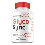 1 Pack Glyco Sync Capsules, GlycoSync Pills Blood Support Supplement Maximum Strength All Natural, 30 Day Supply