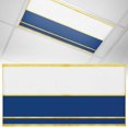 thumbnail image 1 of 1 Pack Gold Line Fluorescent Light Covers for Ceiling Lights Navy Blue Color Block Rectangular Geometric Modern Magnetic Ceiling Light Covers Overhead Light Filters for Office Classroom Home, 1 of 9