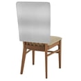 1 Pack Grey Ombre Chair Back Covers Modern Gradient Solid Color ...