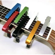 1-Pack Aluminum Guitar Capo – Universal Clamp for Acoustic, Electric, Classical Guitars, Bass, Banjo, Violin, Mandolin, Ukulele TIKA