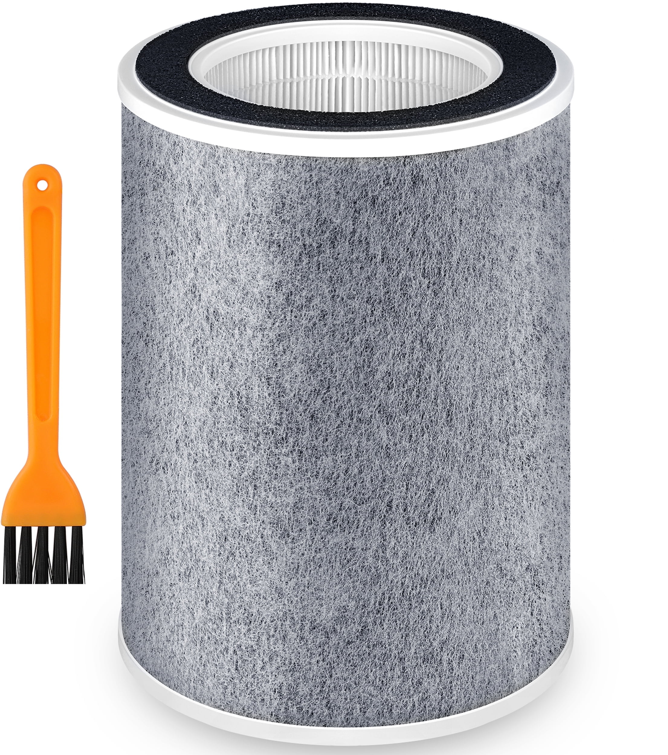 1 Pack HP201 HP202 Replacement Filter for Shark Air Purifier MAX, Compatible with Shark Clean Sense Air Purifiers HP200 HP232 True HEPA Filters, HE2FKPRO, Grey