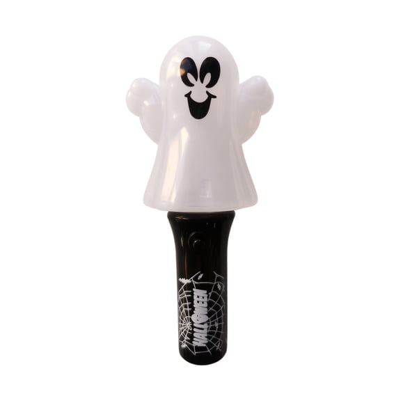 1 Pack Halloween LED Flash Light Stick, Skull Pumpkin Ghost Eye Glow Wand, Spinning Party Favors, Festive Decoration for Costumes
