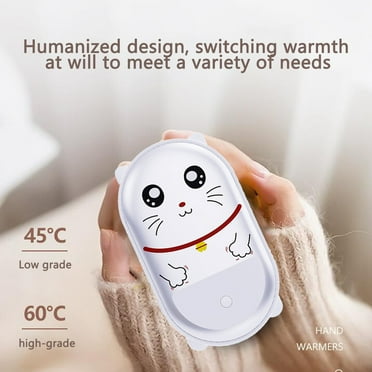 1 Pack Hand Warmers Rechargeable, 5000 mAh Fast-Heating Hand Warmers with 3 Heating Levels, Portable Long-Lasting Reusable Hand Warmer for Golf, Camping, Hunting, Hiking