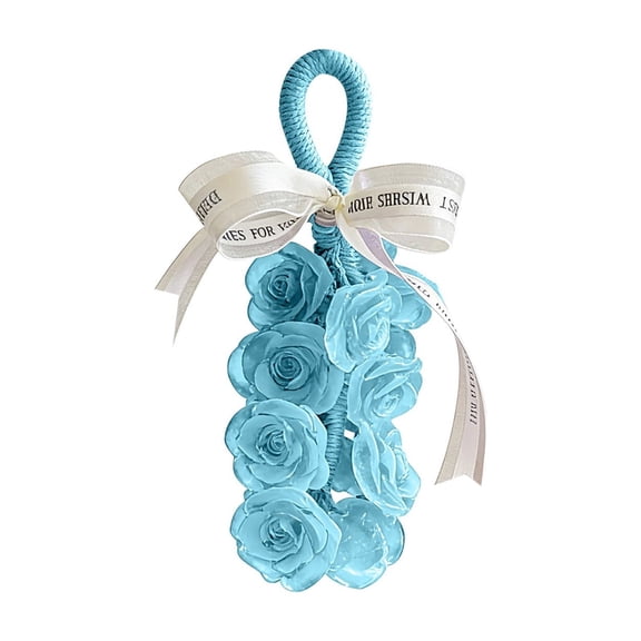 1 Pack Handmade Crystal Rose Scented Soap Bouquet, Crystal Rose Soap on a Rope for Washing Hands and Fresh Air, Exquisite Home Decor and Gift Choice for Bathroom & Holiday