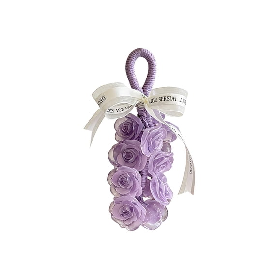 1 Pack Handmade Crystal Rose Scented Soap Bouquet, Crystal Rose Soap on a Rope for Washing Hands and Fresh Air, Exquisite Home Decor and Gift Choice for Bathroom & Holiday