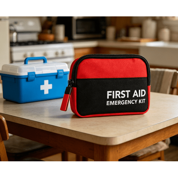 1 Pack Handy Mini First Aid Kit Empty, First Aid Bag For Your Next Adventure, Emergency Kit For Home, Office, Vehicle, First Aid Supplies Organizer Bag For Travel Outing (Basic Edition)