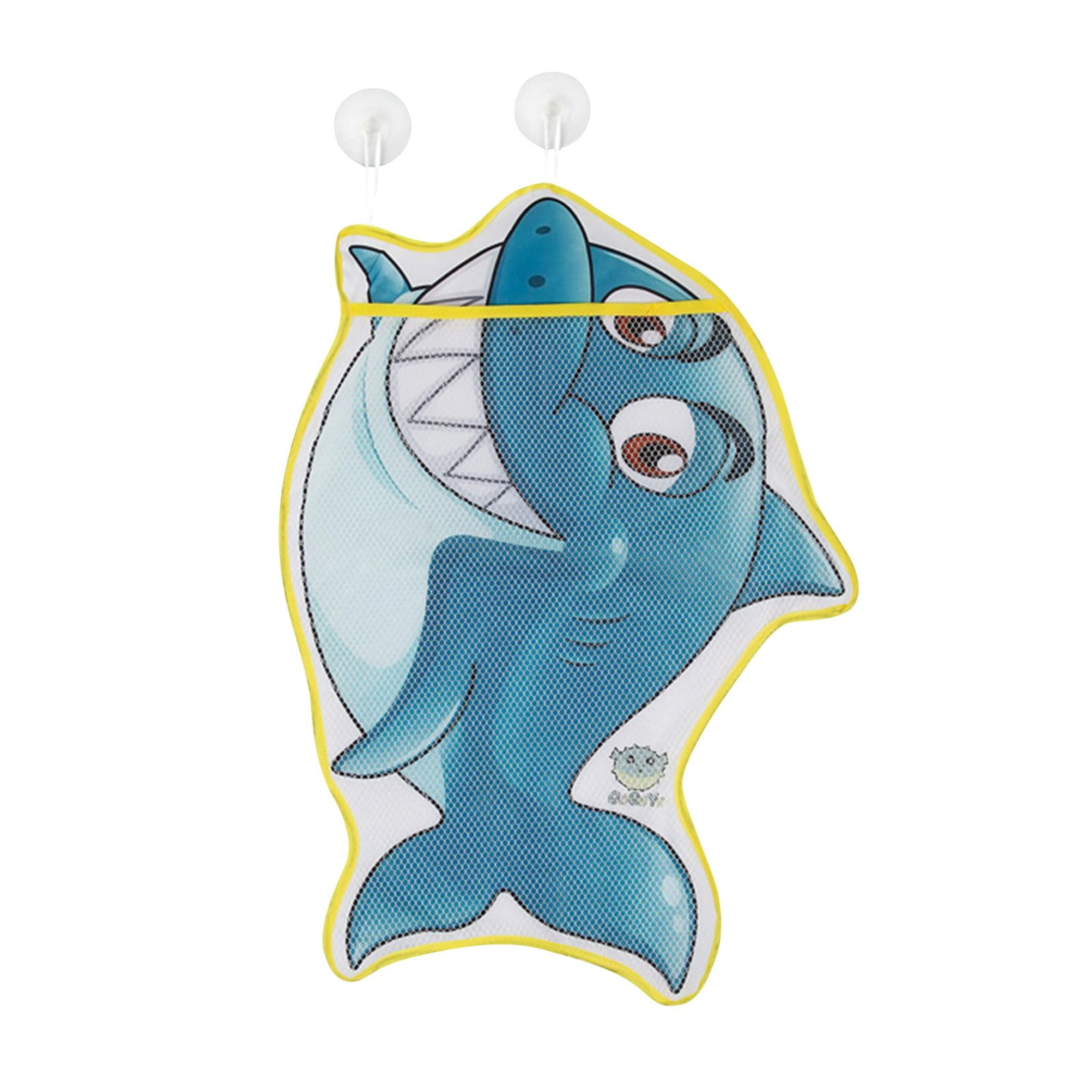 1 Pack Hanging Strong Suction Cup Mesh Toy Organizer Bathtub Bathroom