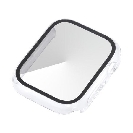 1 Pack Hard PC Case with Tempered Glass Screen Protector Compatible with Apple Watch Series 3 Series 2 38mm, Ultra-Thin Scratch Resistant Overall Protective Cover for iWatch S3/S2 transparent