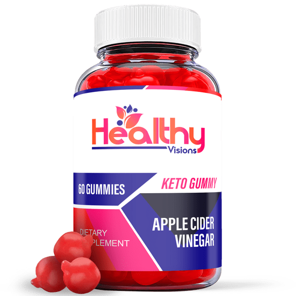 (1 Pack) Healthy Visions Keto ACV Gummies - Supplement for Weight Loss - Energy & Focus Boosting Dietary Supplements for Weight Management & Metabolism - Fat Burn - 60 Gummies